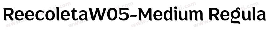 ReecoletaW05-Medium Regular字体转换